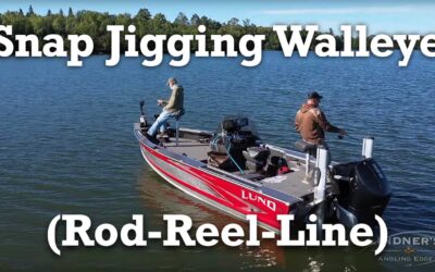 Snap Jigging Walleye Set Up (Rod-Reel-Line)